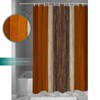 Huotupsine Farmhouse Burnt Orange Brown Shower Curtain Set - Extra