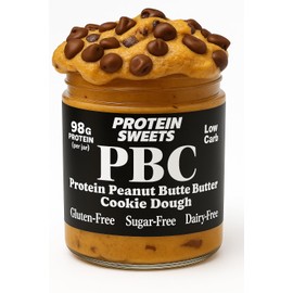 Peanut Butter Cup Protein Cookie Dough, 16oz Jar – Keto, Vegan, Low-Carb, Gluten-Free, High Protein Dessert by PROTEIN SWEETS