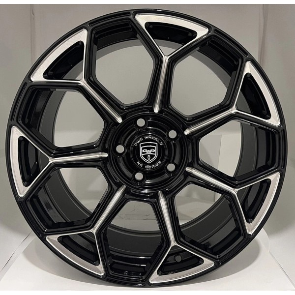 GWG Wheels NS6 18 inch Black Milled Rim fits MERCEDES