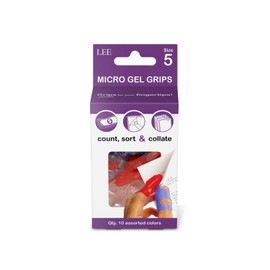 Lee Tippi Micro Gel Fingertip Grips -Assorted - Size 5 Small - 10 Pack (S61050)