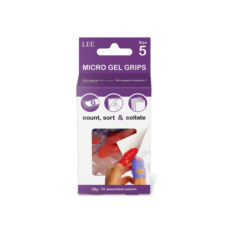 Lee Tippi Micro Gel Fingertip Grips -Assorted - Size 5