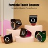 Smart Tasbih Zikr Ring,Clear LCD Display Ring Finger Counter,Intelligent Touch