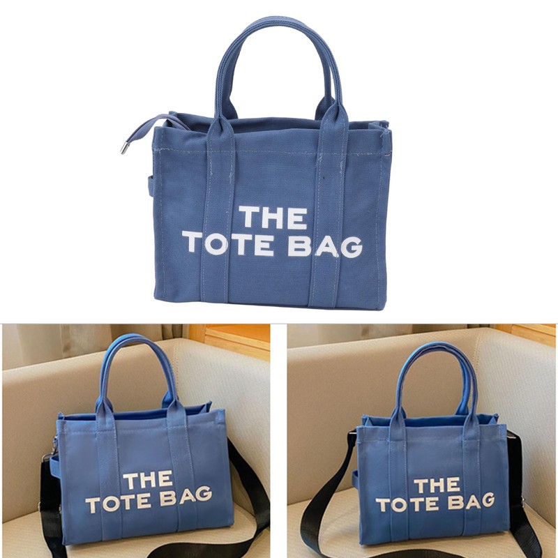 Women Bag Canvas Waterproof Large Capacity Casual Shoulder Bag with