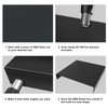 6 Pack Black ABS Plastic Sheet 12" x 16" x