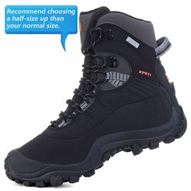 XPETI Men’s Thermator Mid-Rise Lightweight Hiking Insulated Non-Slip Outdoor Boots