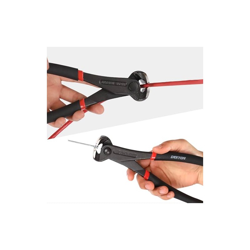 Dekton Pro Top Cutting Plier 8in/200mm-High-precision Cutting Tool For Wire,