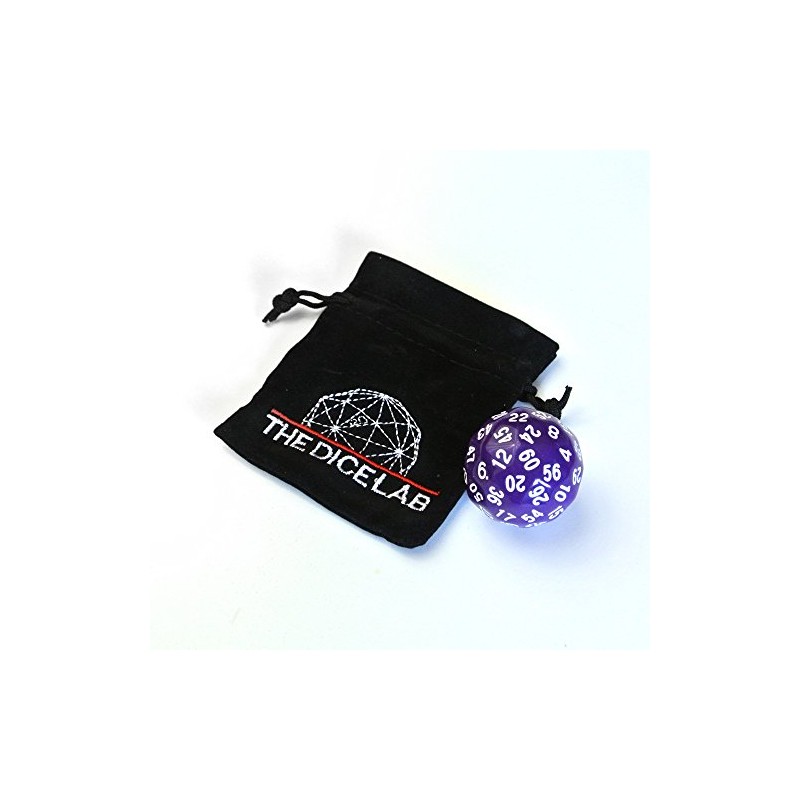 D60 Sixty-Sided Gaming Die Dice in Purple
