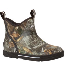 Xtratuf Men's Wheelhouse 6 Inch Ankle Deck Boot, Realtree Edge Camo, Size 8