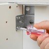 sourcing map 2pcs Short Screwdrivers Set PH2 Phillips SL6 Flat
