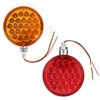 Ymiko LED Marker Light,48LED Double Face Single Stud Mount Side