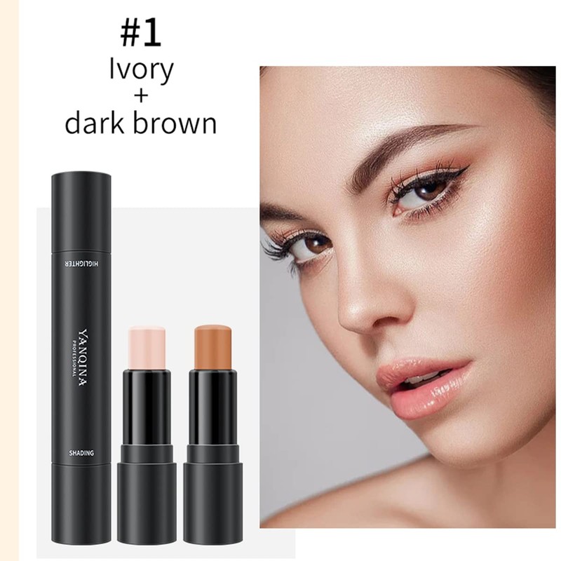 Contour Stick, 2 in 1 Body Face Highlighter Stick and