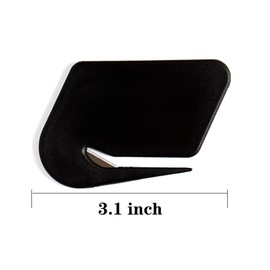 Magnetic Letter Openers Envelope,3 Pack,Envelope Opener Slitter,Mail Openers Blade with Magnet,Letter Opener for Women,Men,Office,Envelope Cutter (Black,White,Lake blue)