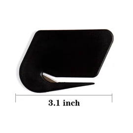 Magnetic Letter Openers Envelope,3 Pack,Envelope Opener Slitter,Mail Openers Blade with Magnet,Letter Opener for Women,Men,Office,Envelope Cutter (Black,White,Lake blue)