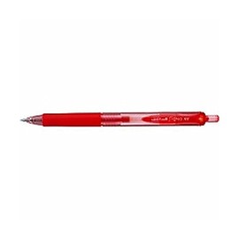 Mitsubishi Pencil UMN103.15 Gel Ink Ballpoint Pen, Uni-Ball Signo RT Knock, 0.38 mm, Extra Fine Point, Red, 5 Pieces