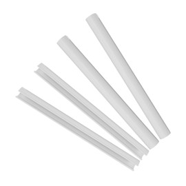 ABOOFAN 4pcs Radiator Pipe Sleeve Covers Drain Pipe Protector for Water Heaters Exhaust Systems Easy Install Wall Decoration