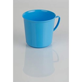 Kimmel Cup 330 ml Children's Cup Tea Cup Coffee Cup Plastic Camping Reusable Shatterproof Light Blue