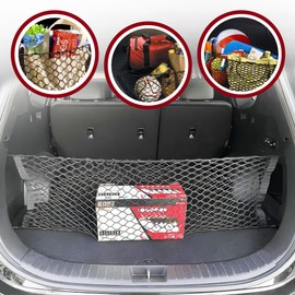 Envelope Style Trunk Mesh Cargo Net for Hyundai Tucson Se Sel N Line 2022-2025, Automotive Exterior Accessories - Premium Car Storage Organizers, Cargo Bed Net for Pickup Truck, Smart Vehicle Storage
