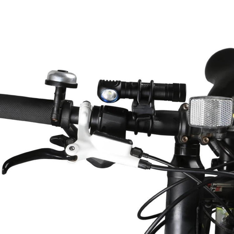 Universal Flashlight Bike Mount for Flashlight (Bike Lighting Mount Accessories)