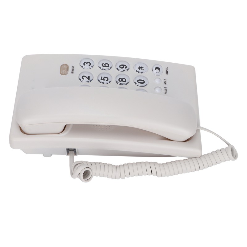 KXT504 Desktop Corded Telephone Multifunctional Large Button Landline Phone for