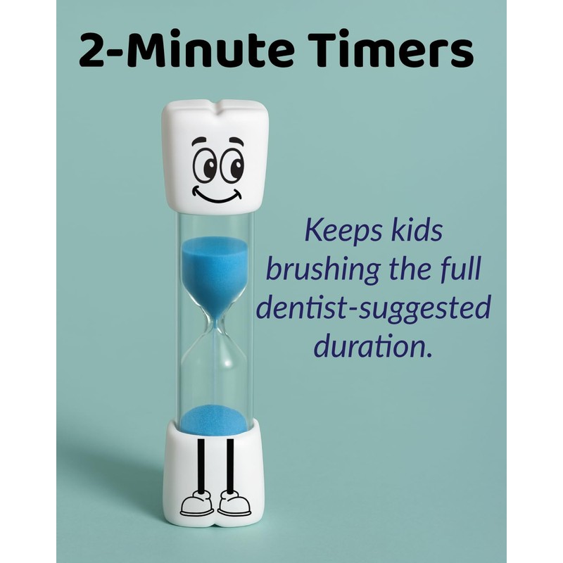Jolly Otter Toothbrush Timer for Kids - 2 Minute Sand