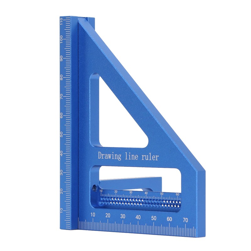 3D Multi Angle Measuring Ruler 45 90 Degree Aluminum Alloy