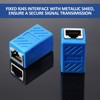 10 Pieces RJ45 Coupler, Ethernet Extension Adapter Network Connector for