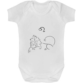 Azeeda 3-6 Month 'Leo Lion' Baby Grow/Bodysuit (GR00082234)