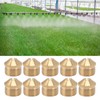 10pcs Brass Misting Nozzles Fog Sprinkler Head for Factory Site