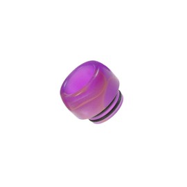 Armerah Pastel Dome 810 Drip Tip eCig Mouthpiece Short/Wide Acrylic/Marble Single Purple