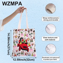 WZMPA Funny Mr. Toad Tote Bag Mr. Toad & Ichabod Fans Gift Mr. Toad Shopping Grocery Bag Mr. Toad Merchandise (Mr. Toad TG)