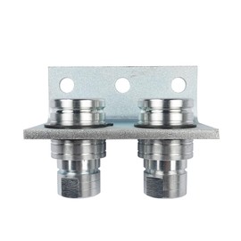 Flynsu TL39-B Hydraulic Quick Release Coupling 1/2'' NPT Double Break Away Bracket, 1/2" Ag Push/Pull Hydraulic Couplers