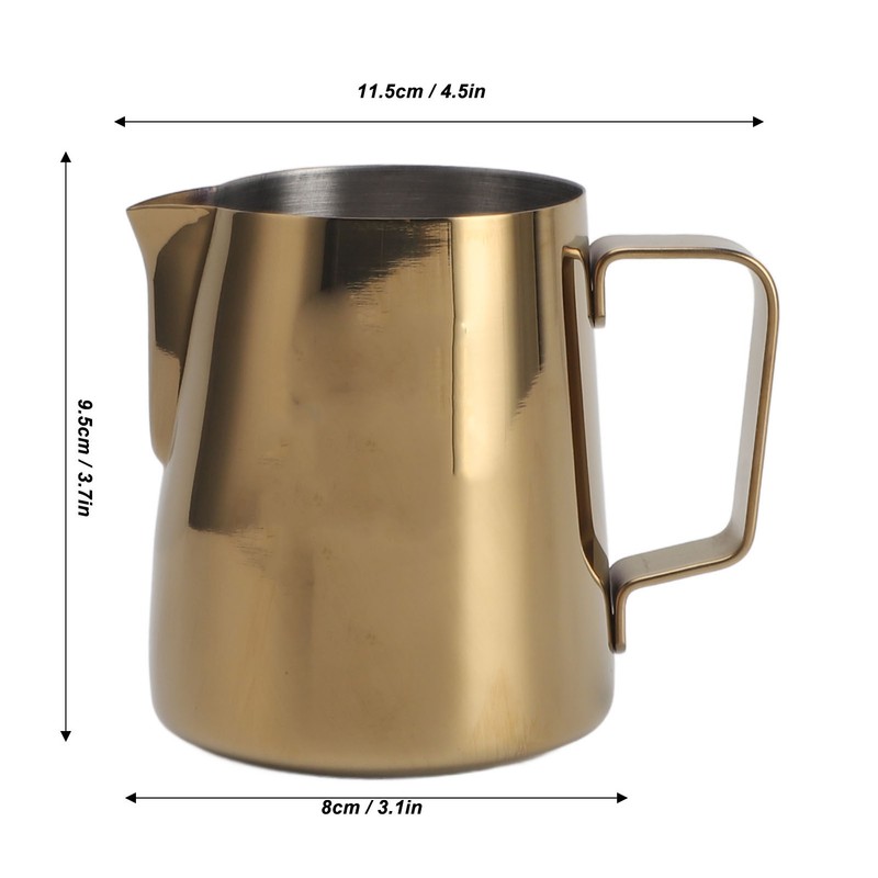 Frothing Cup 304 Stainless Steel Large Capacity Milk Frothing Pitcher