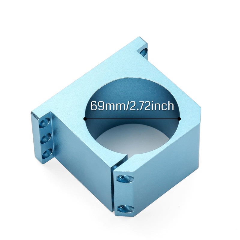 Genmitsu 69mm Diameter Aluminum CNC Spindle Holder Mount for Genmitsu