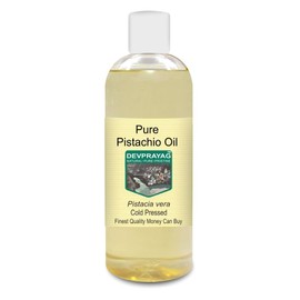 Devprayag Pure Pistachio Oil (Pistacia vera) Natural Therapeutic Grade Cold Pressed 200ml (6.76 oz)