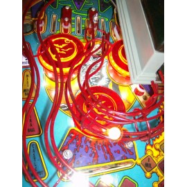 Williams BRAM Stoker's Dracula BATS RED CHROME PINBALL POP BUMPER DECAL By METAL-MODS