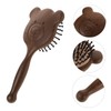 FOMIYES Adorable Bear Cushioning Hair Brush Detangler and Scalp Massager