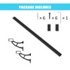 AMSOOM Bar Foot Rail Kit- Railings Hardware for Indoor and