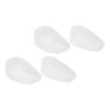 2 Pair Gel Heel Pad Transparent Strong Adhesion Soft Massaging