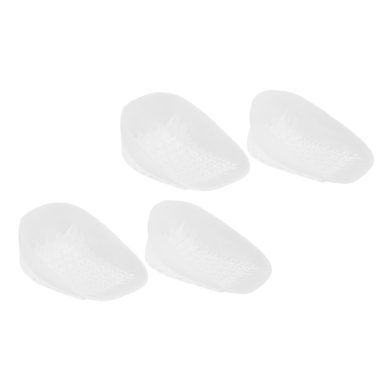 2 Pair Gel Heel Pad Transparent Strong Adhesion Soft Massaging