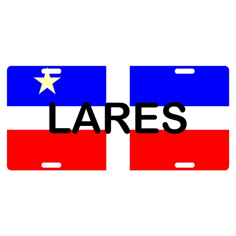 FAST SERVICE DESIGNS LARES Flag Puerto Rico Municipio 6" X