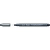 Pentel Pointliner S20P-2A, fineliner, black, waterproof and lightfast, 0.2 mm,