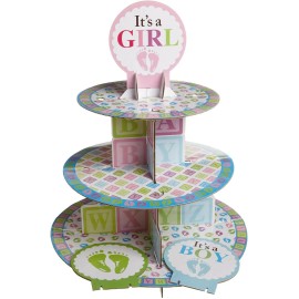 Wilton Baby Shower Babyfeet & Blocks Cupcake/Desser