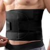 Waist Protector, Waist Compression Belt, Exercise Support Brace Black 2XL