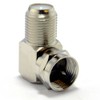 kenable F Type Satellite Socket to Right Angle Male Plug