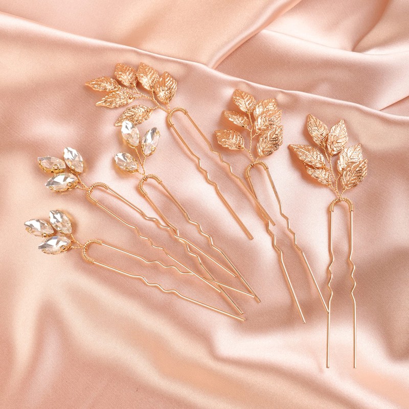 Kercisbeauty Juego de 6 horquillas para el pelo de boda