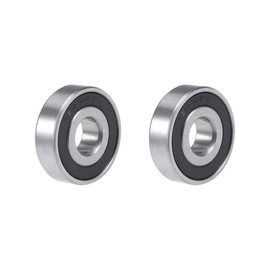 TOP-VIGOR 2Pcs 16100-2RS Deep Groove Ball Bearings, Z1 10mm x 28mm x 8mm Double Sealed Industrial Bearings, Chrome Steel Skateboard Bearings for Electrical Instrument Equipment