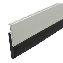 Fire Rated/Aluminum Door Bottom Sweep with Solid Rubber Extrusion (7923CA), 7/32”W x 1.44”H (36")