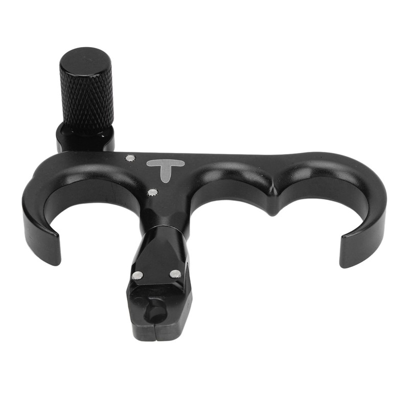 3 Finger Hand Held Bow Release Aluminum Alloy Thumb Release