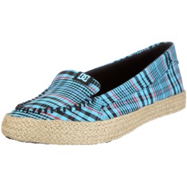 DC Shoes Villainess J Women's Shoe D0302986 Women's Ballet Flats, Blue Aqbd