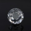 16Pcs Crystal Glass Cabinet Knob Diamond Shape 40mm Drawer Cupboard
